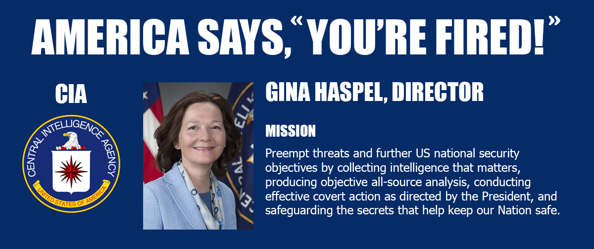 Haspel Fired Haspel Fired